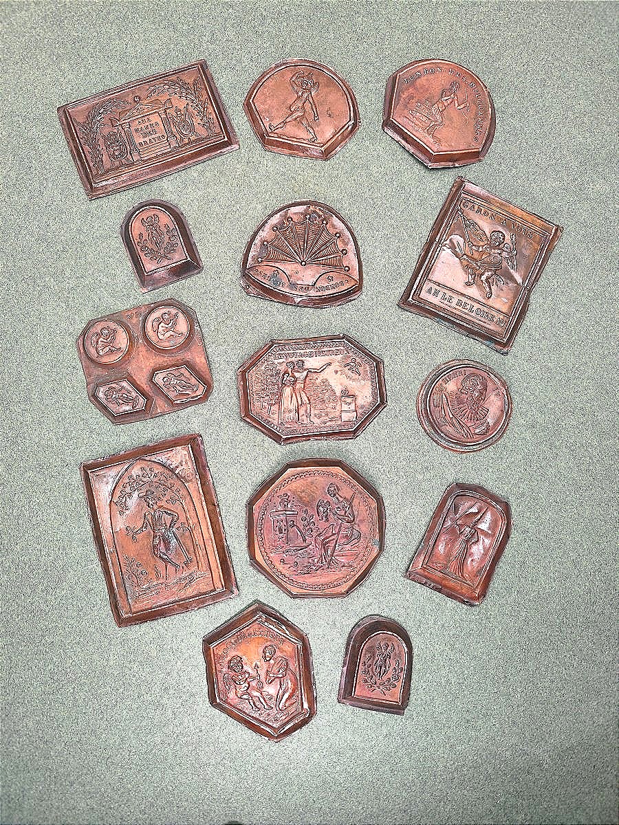 Musée du Chocolat : une collection de Moules à tablettes fines, vers 1820-30