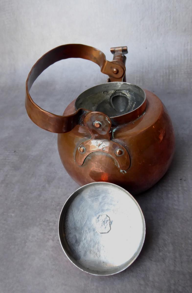 Finnish Design 1930: Copper-sculpture Kettle, Minuscule-photo-1