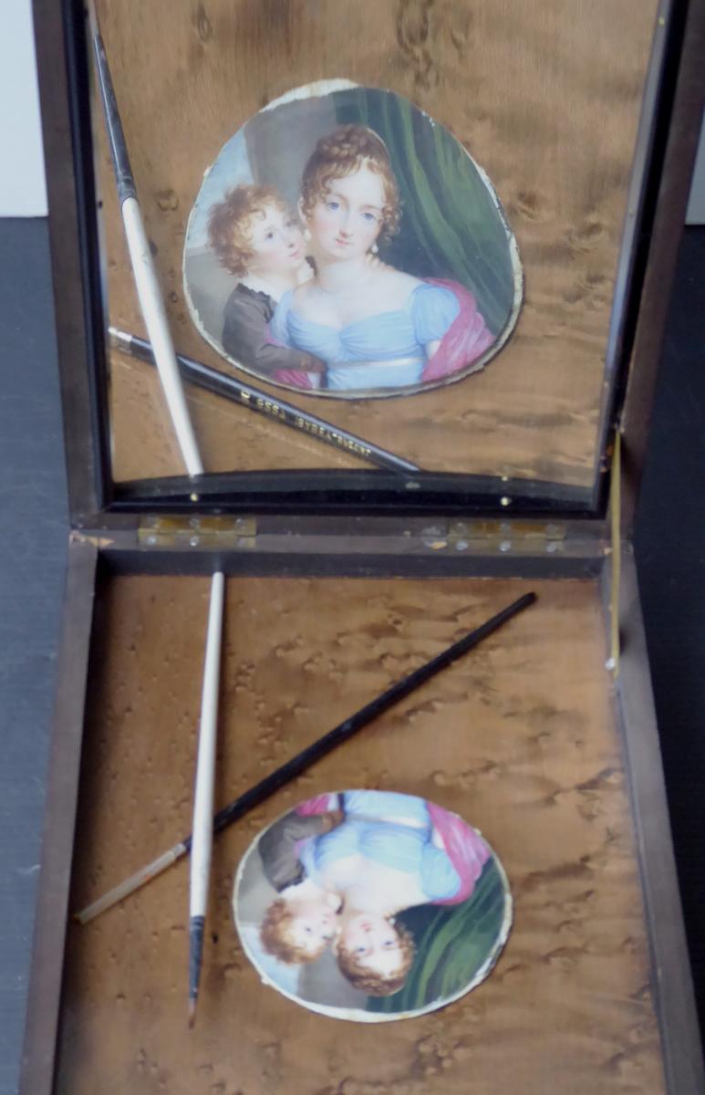 Loupe-miroir Concave De Portraitiste, Miniaturiste, XIXe,  -photo-2