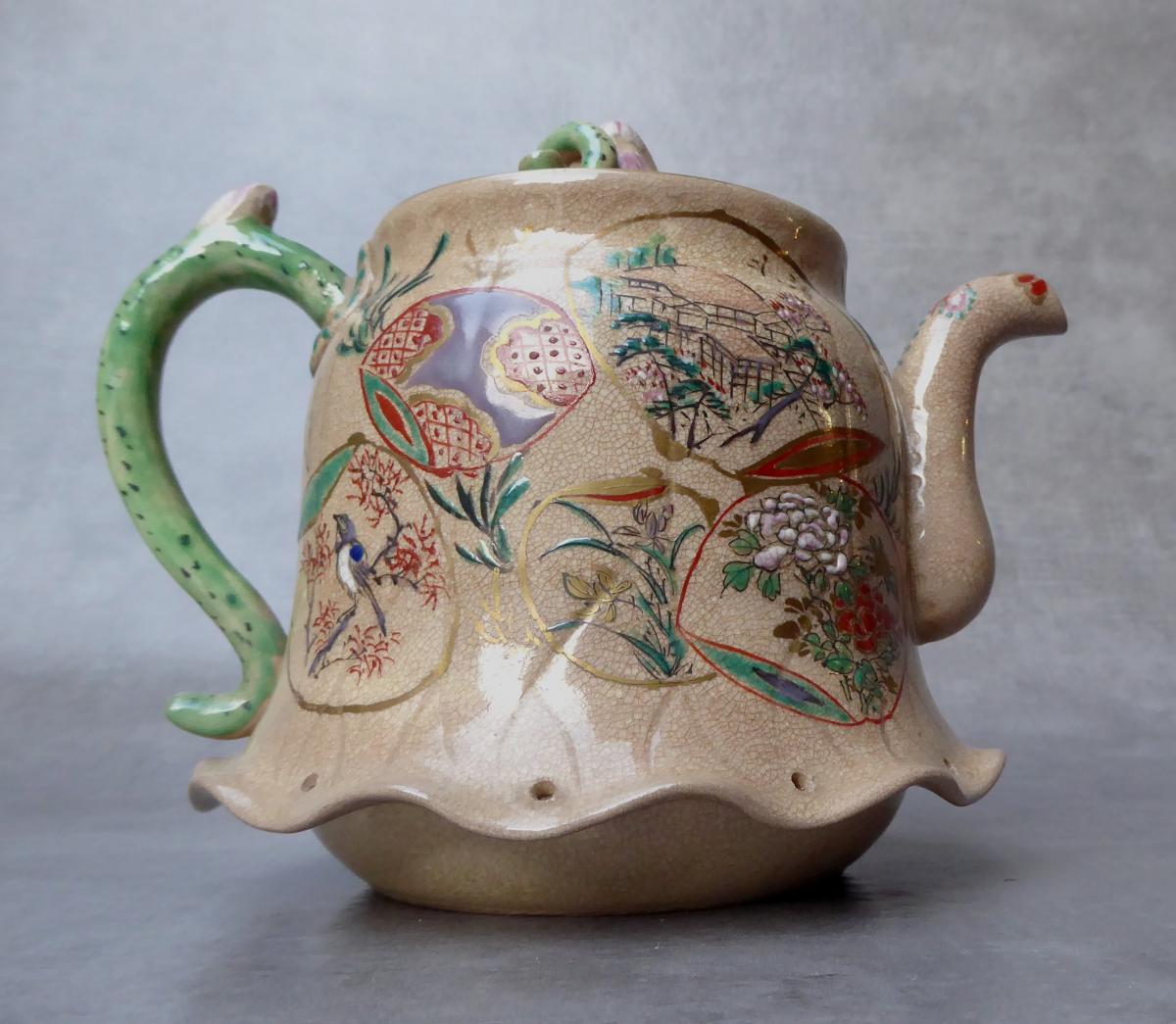 Modest Object: Japan Naturalist Teapot, Art Nouveau-photo-2