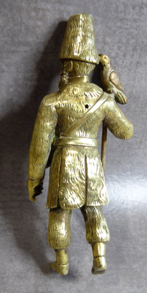 Le Robinson Des Pendules, Personnage Bronze, Fin XVIIIe-photo-2