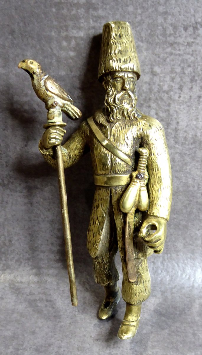 Le Robinson Des Pendules, Bronze Character, Late 18th Century