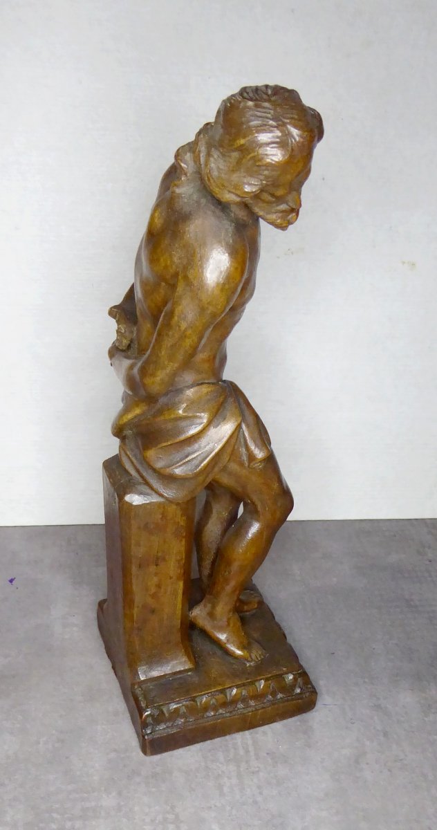 Religious Wooden Sculpture, Roma School , Early 17thc.-photo-2