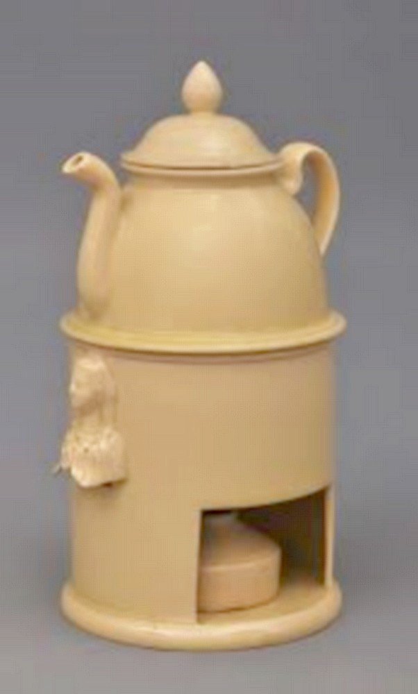 Apt, 18th Century, Fine Yellow Earthenware Night Creamer, Beautiful Condition-photo-2