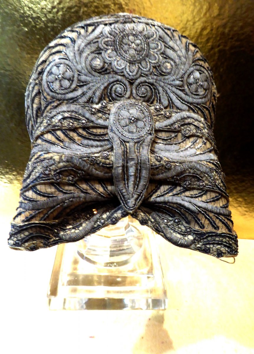 Precious  Hat, Silver Embroidery, South Germany, Circa 1820