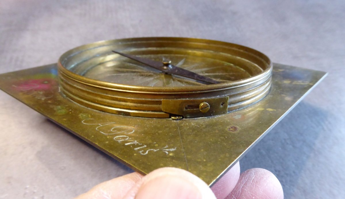 Large Compass ,  Rose Des Vents, Nicolas Bion, 18th Century.-photo-2