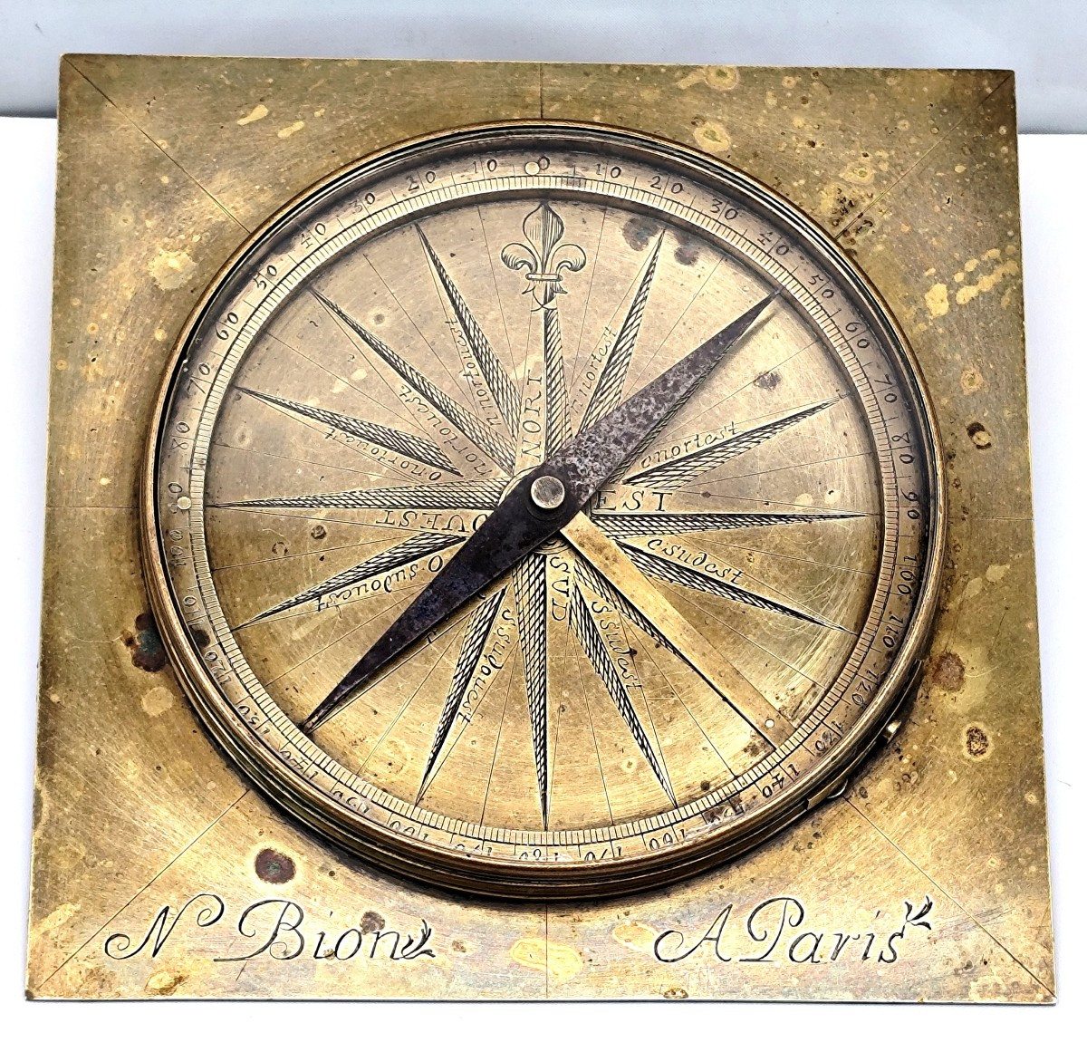 Large Compass ,  Rose Des Vents, Nicolas Bion, Louis XIV Period