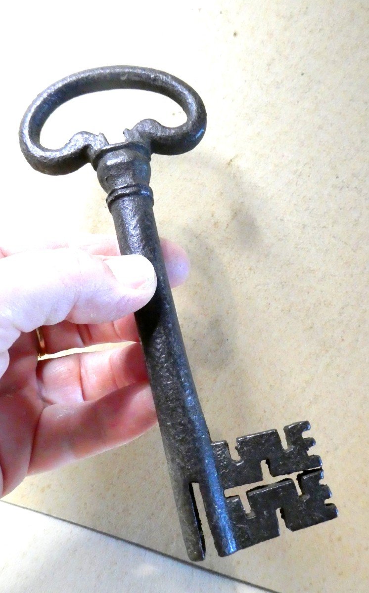 Powerful French Key Circa 16th Century, Rare Model, Emergency Key.