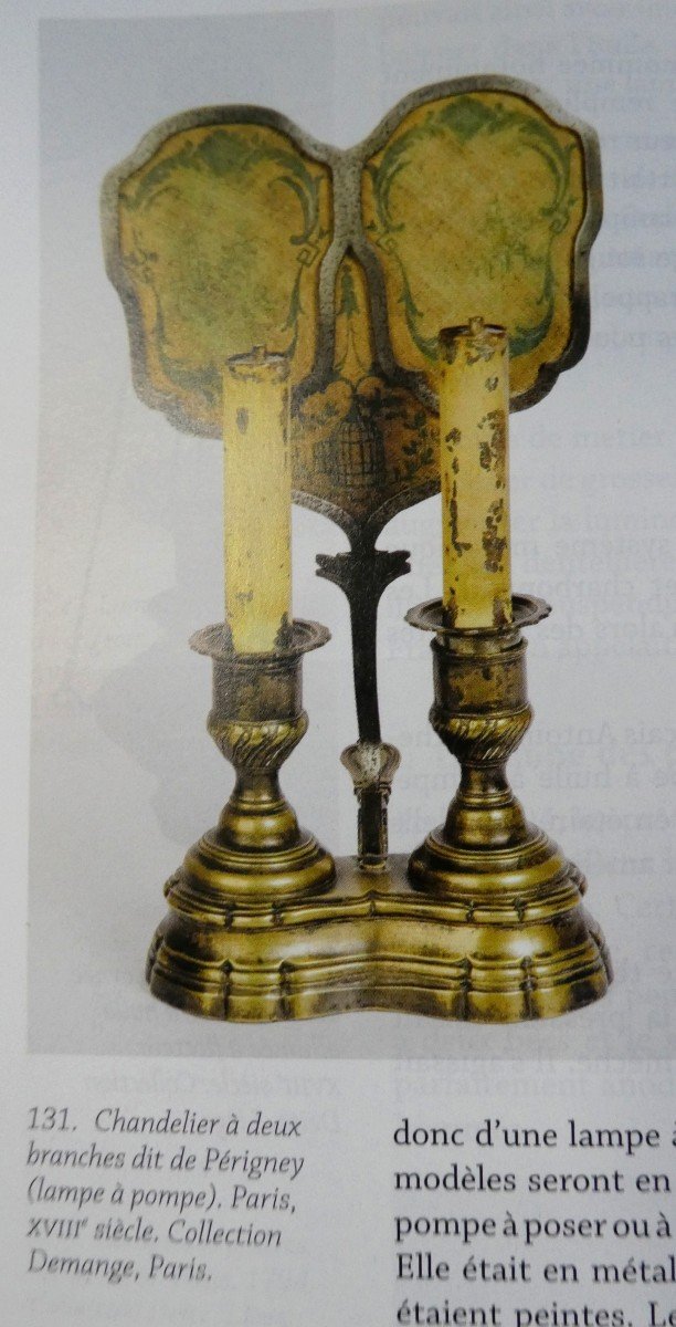 épave de la rare Lampe à Pompe de Périgney, époque Louis XV : Collection !-photo-3