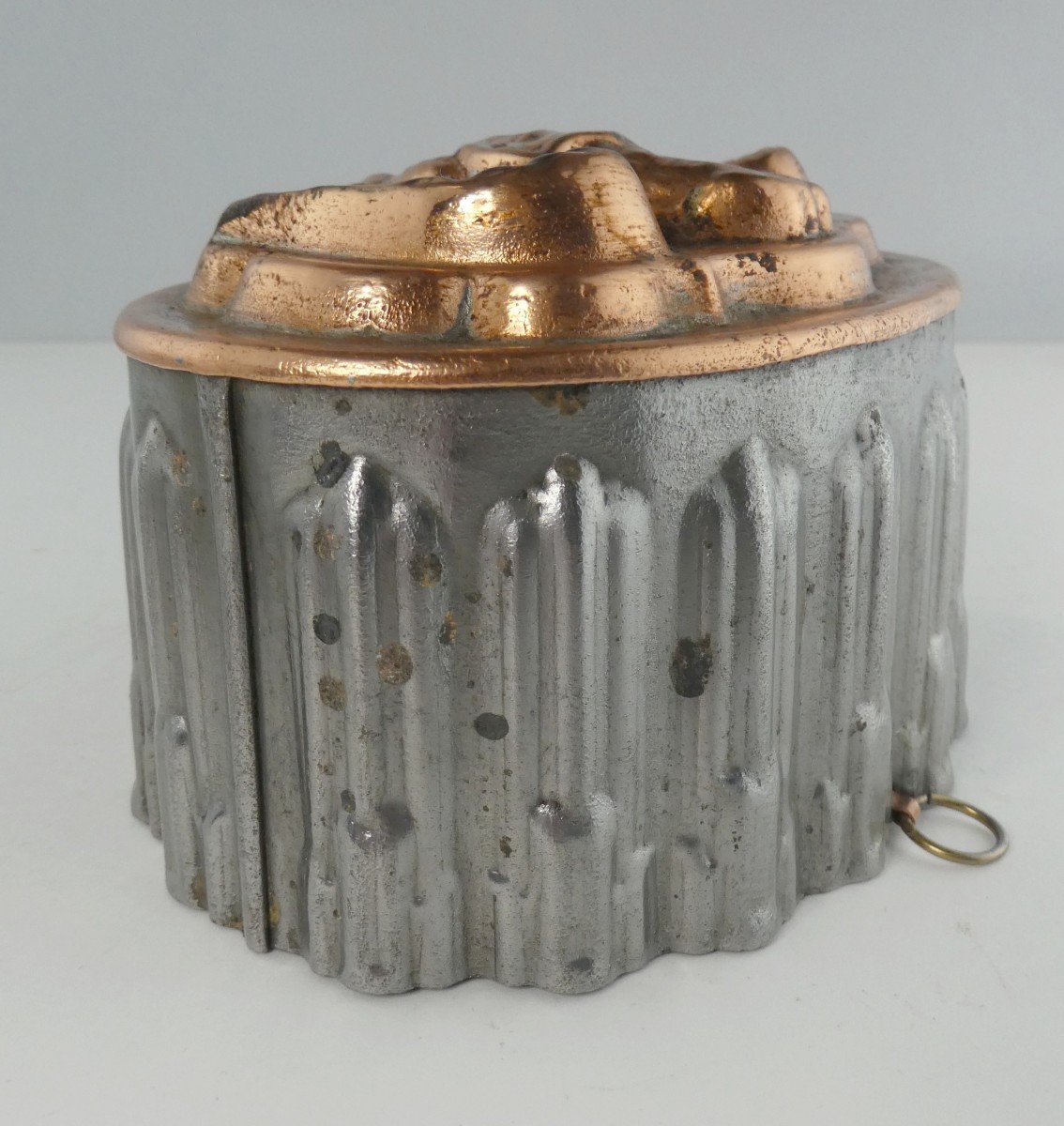 Heraldic Eagle Mold, Tinplate And Copper, Circa 1900-photo-1