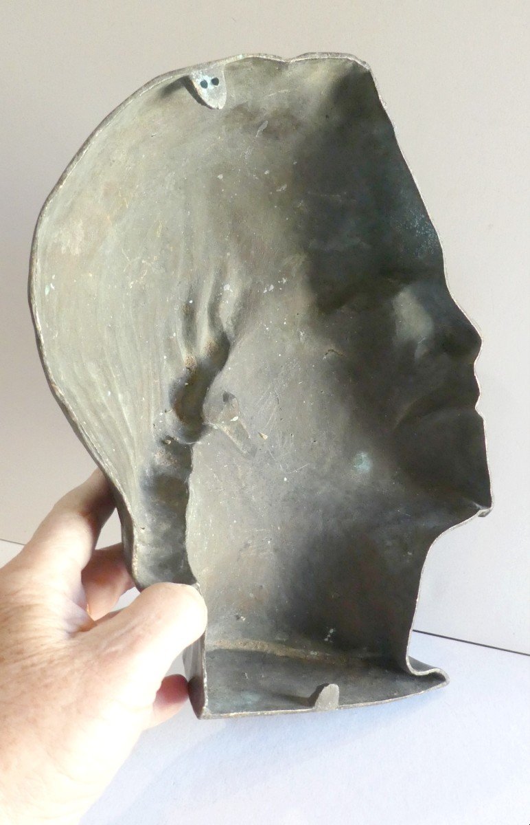 Grand Profil Bronze, Probablement Henri d'Orléans, Duc d'Aumale 1854-photo-2