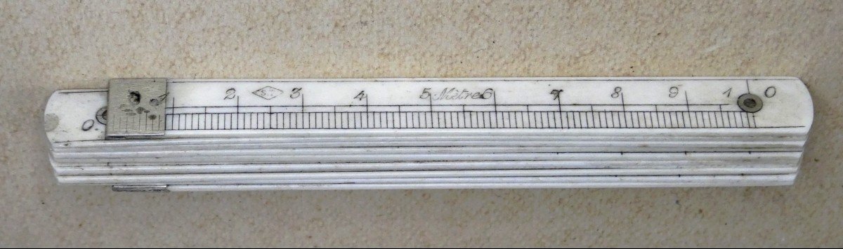 Pretty Engraved Accordion Meter, 19th Century-photo-1