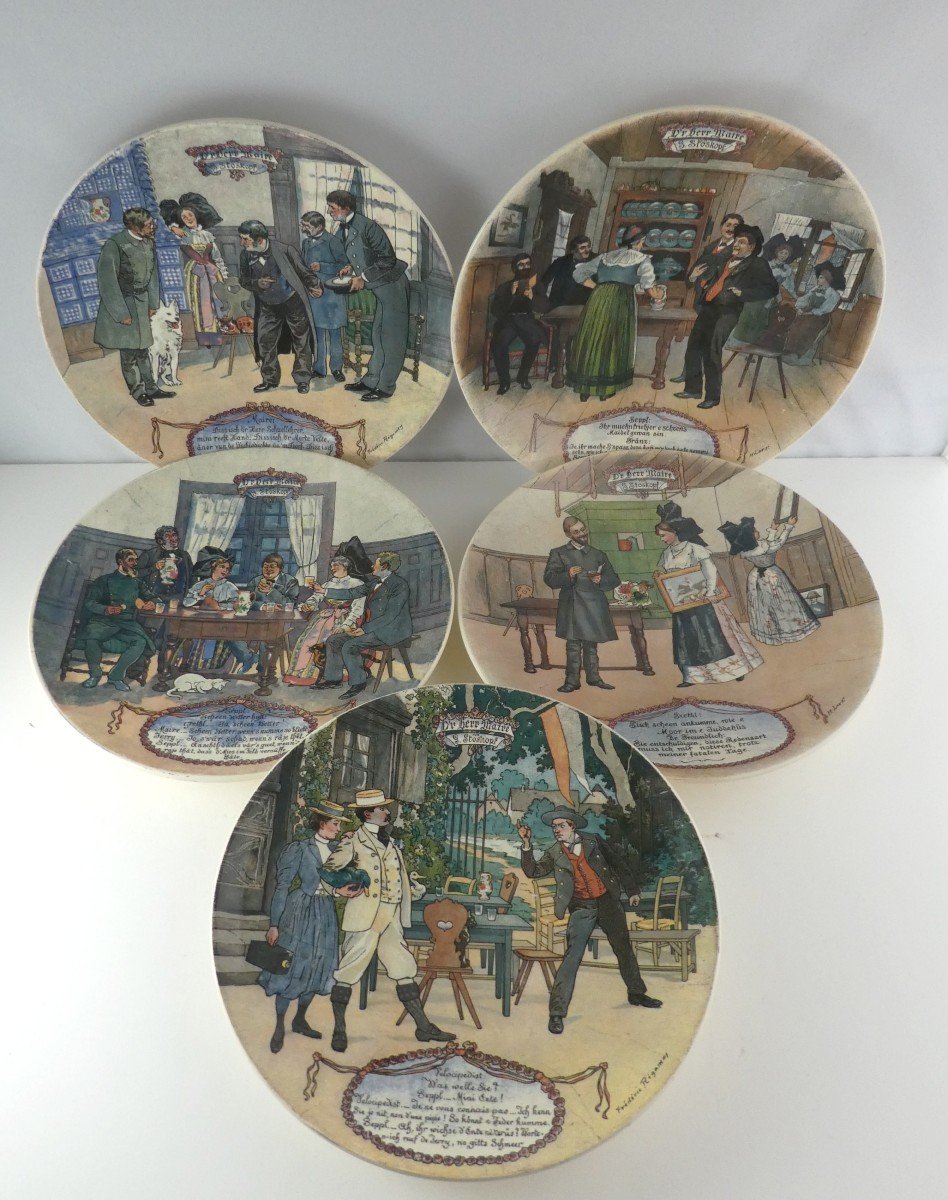 Régionalisme Alsacien, Du Théâtre à l'Assiette, Sarreguemines, 1908-photo-4