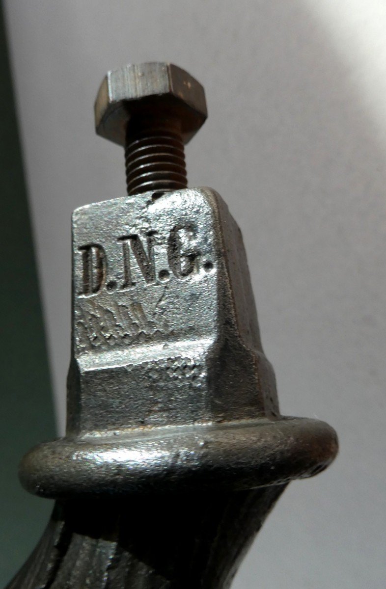 Marteau De Porte, à l'Abondance, Fonte De Fer, 19e Siècle, Bel état-photo-1