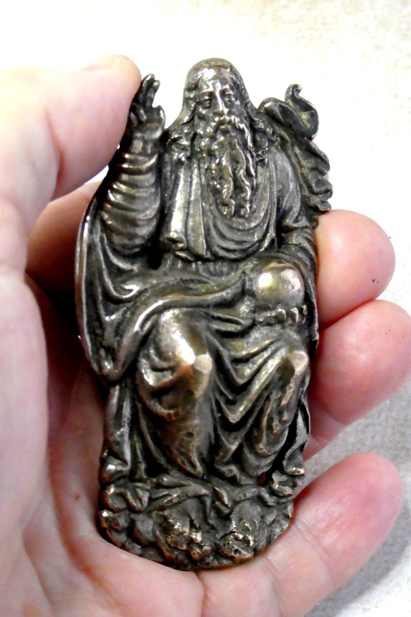 Jehovah, Rare Bronze Figuration, French 17th Century