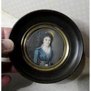 Miniature Of A Beautiful Person, Directoire Period