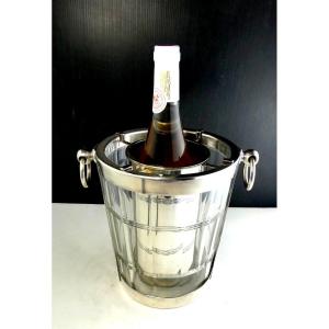 Goldsmith Refresher Bucket, Baccarat Crystal, Hallmark, Art Deco Period