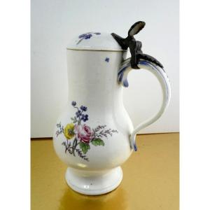 Chantilly, 18th, Soft Porcelain Discovery Pitcher, To Restore
