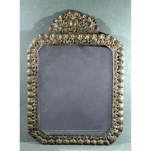 Small Louis XIII Style Toilet Mirror,  Bronzes Are Period