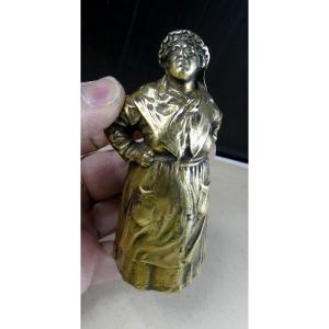 French Antique Figural Bell