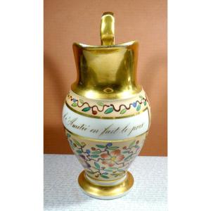 Friendship Pot, Louis Philippe Period, Paris Porcelain