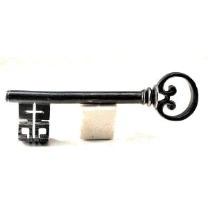 Belle clé renaissance Française, très élégante, époque Henri IV, 12cm