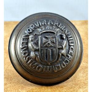 Ordre de Malte ? Clou de porte bronze, Arma Milice Redemtionis Captivorum