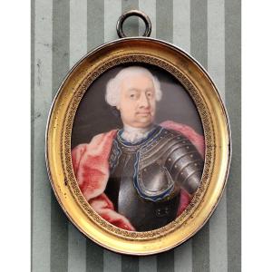 Presumed Portrait Of Stanislas Leszczynski, King Of Poland, Duke Of Lorraine, 18th Century