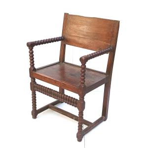 Armchair, Circa 1640,  Rosary Beads, All Original