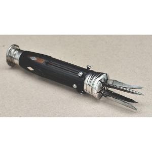 Pen Sharpener, Correspondence Kit Of A Marquis, Late 18th Century, His Seal, His Boxwood Case