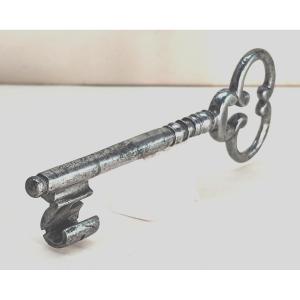 Lovely French Louis XV Furniture Key, Fine Ironwork, 11.5cm