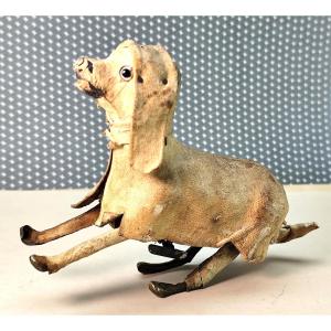 Médor, Automate bois et peau du 19e siècle, il saute ! introuvable