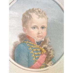 Le Petit Roi De Rome , Uniform And  Color, By Lignon, Aquatint