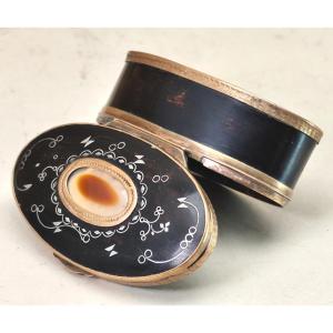 Minuscule : « Patch Box » Anglaise, fin du 18e siècle