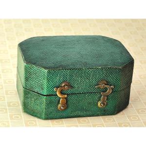 Etui De Tabatière Précieuse, French Green Shagreen, Louis XVI Period