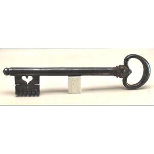 clé d'Hotel particulier de 26cm, époque Régence-Louis XV, bel état