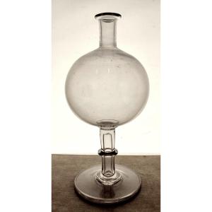 Large Lace-maker's Magnifying Glass, Blown Glass, 18th-century Provence, Good Condition