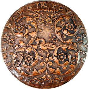 Déclaration d’amour d’époque Louis XIV sur une boîte bois de Ste Lucie