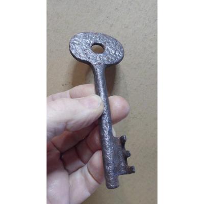 14th Century Key, Forged, Unusual Shape, Italian Alps