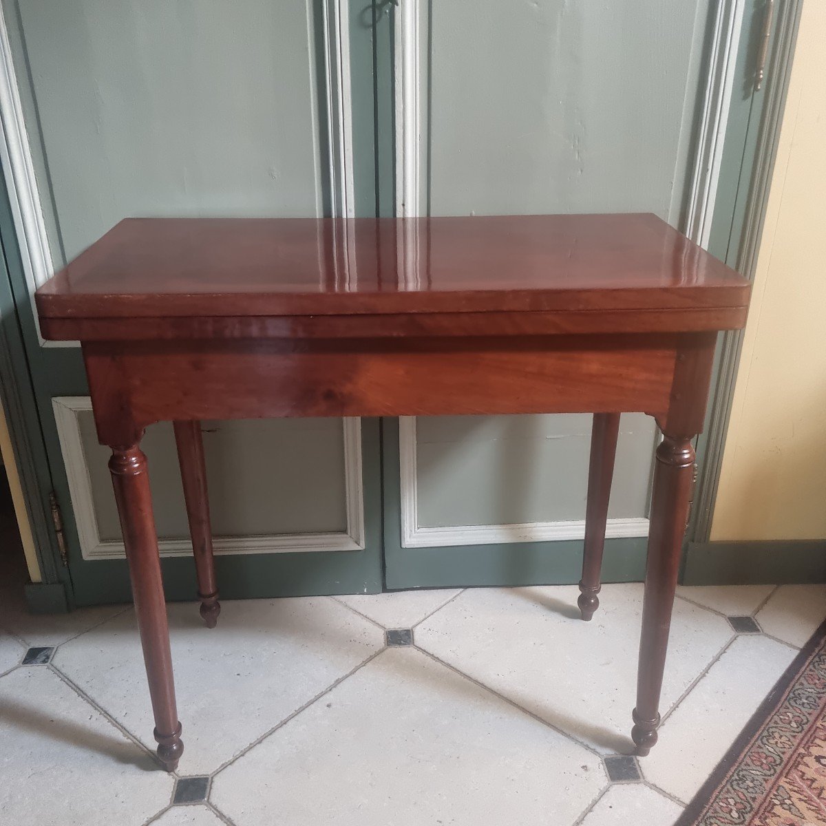 Louis XVI Game Table In Mahogany