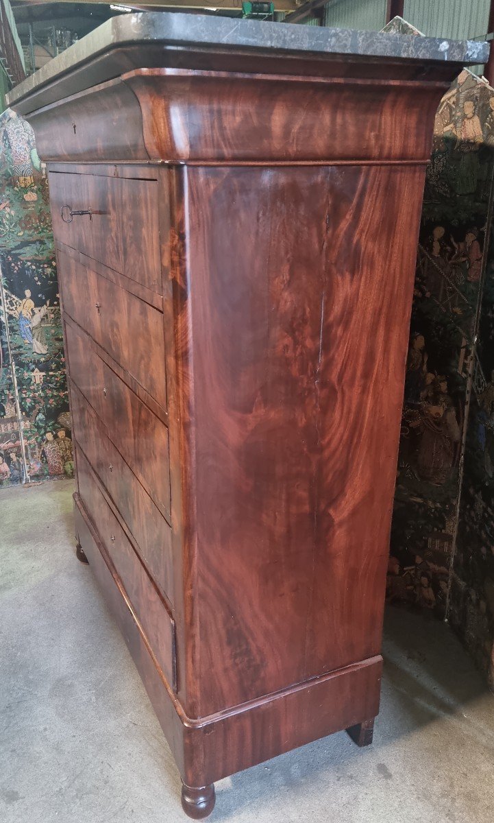 Large Restoration Period Chiffonier In Mahogany-photo-4