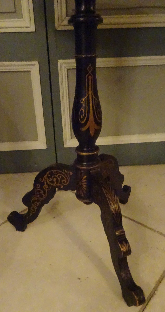 Small Napoleon III Period Pedestal Table-photo-4