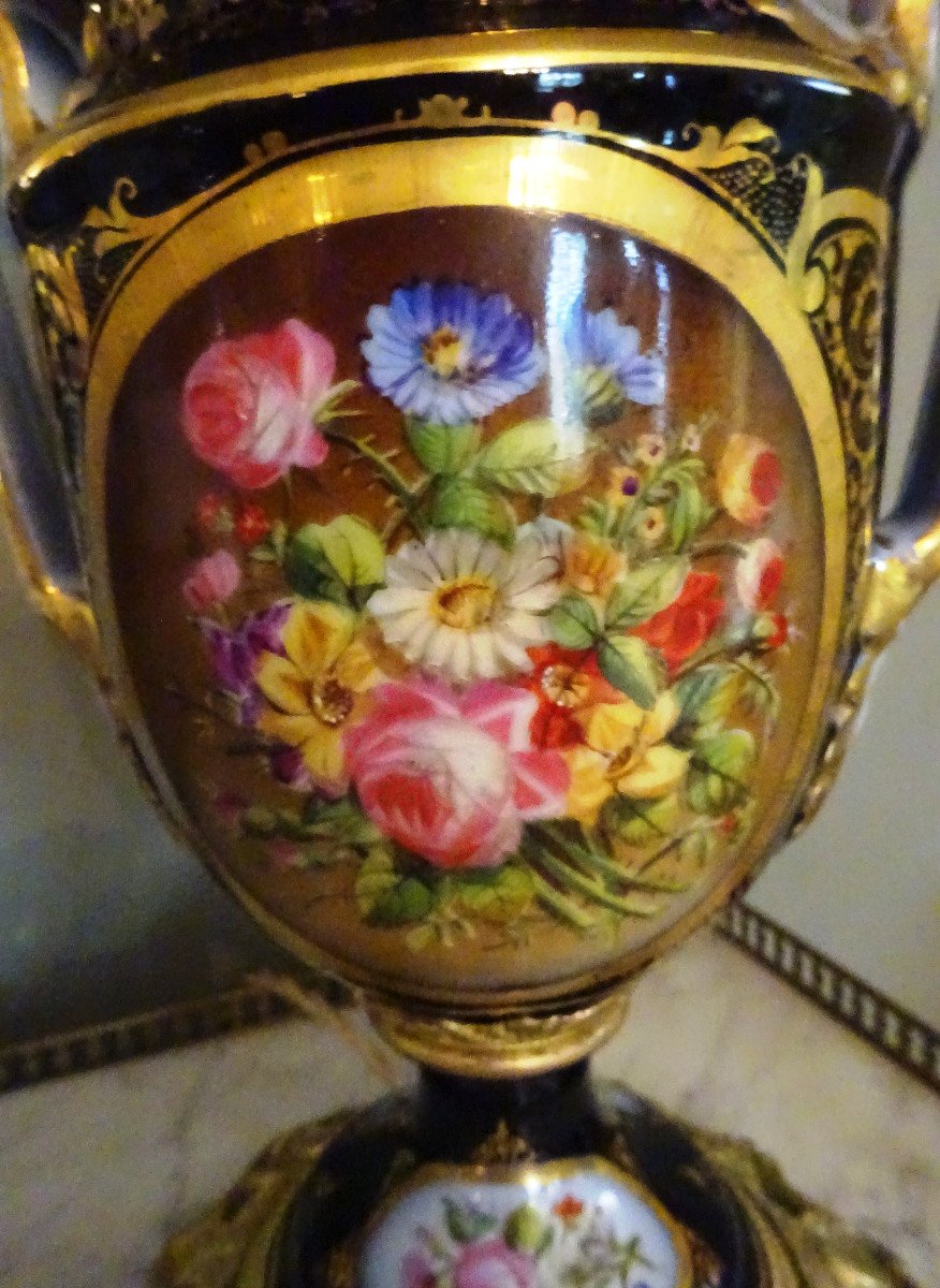 19th Century Paris Porcelain Vase Mounted As A Lamp-photo-1