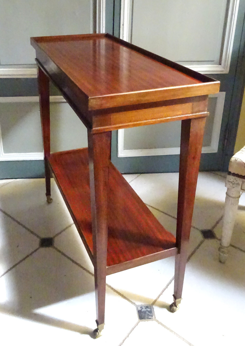 Directoire Style Mahogany Serving Table-photo-2