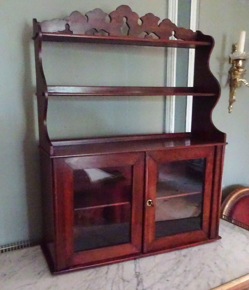 Mahogany Shelf To Hang Or Place, Napoleon III Period