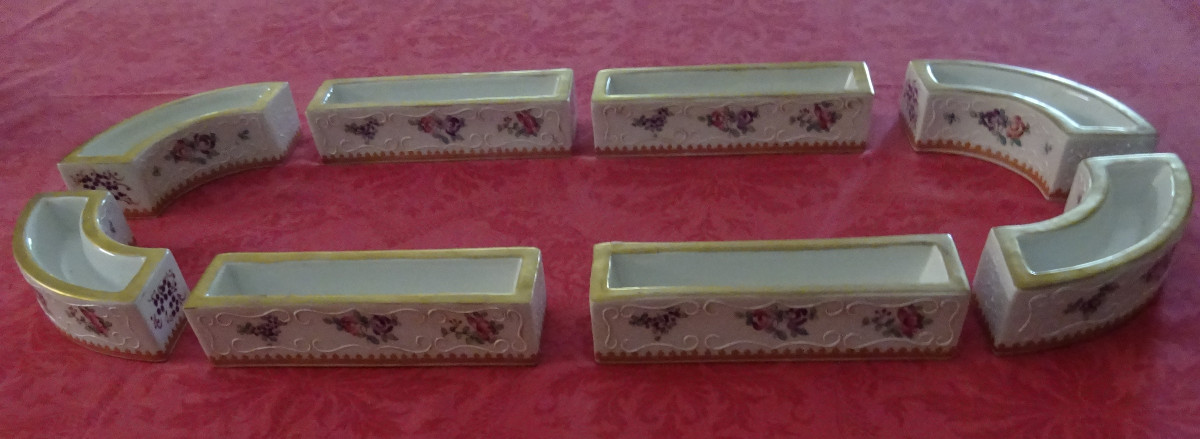Decorated Paris Porcelain Table Runner Or Centerpiece