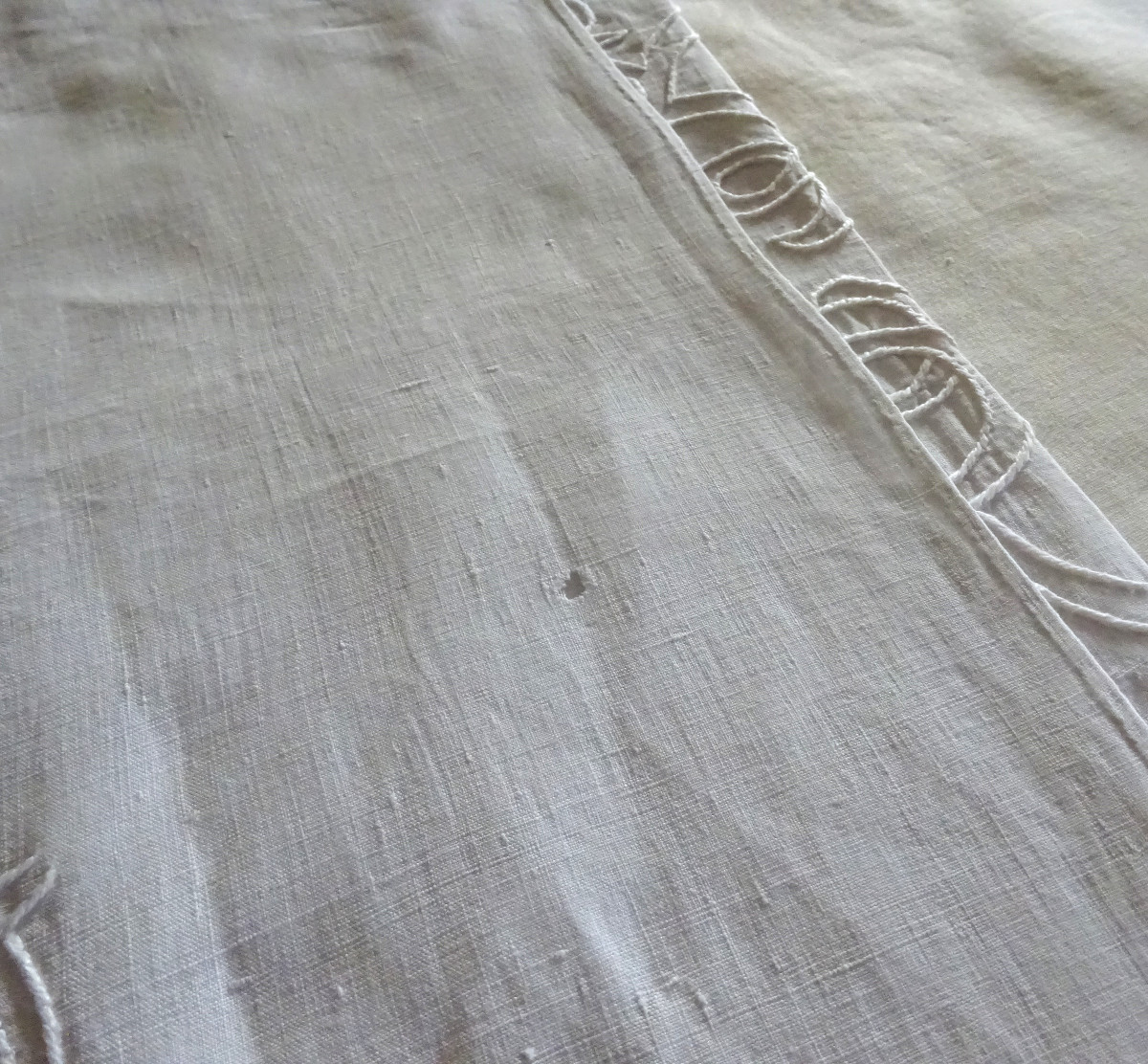 Large Embroidered Tablecloth, Early 20th Century-photo-4