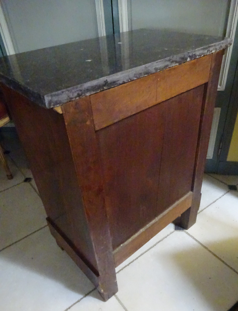 Petite commode d'époque Empire acajou-photo-2