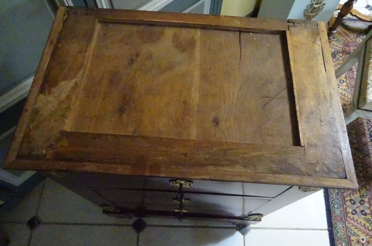 Petite commode d'époque Empire acajou-photo-3
