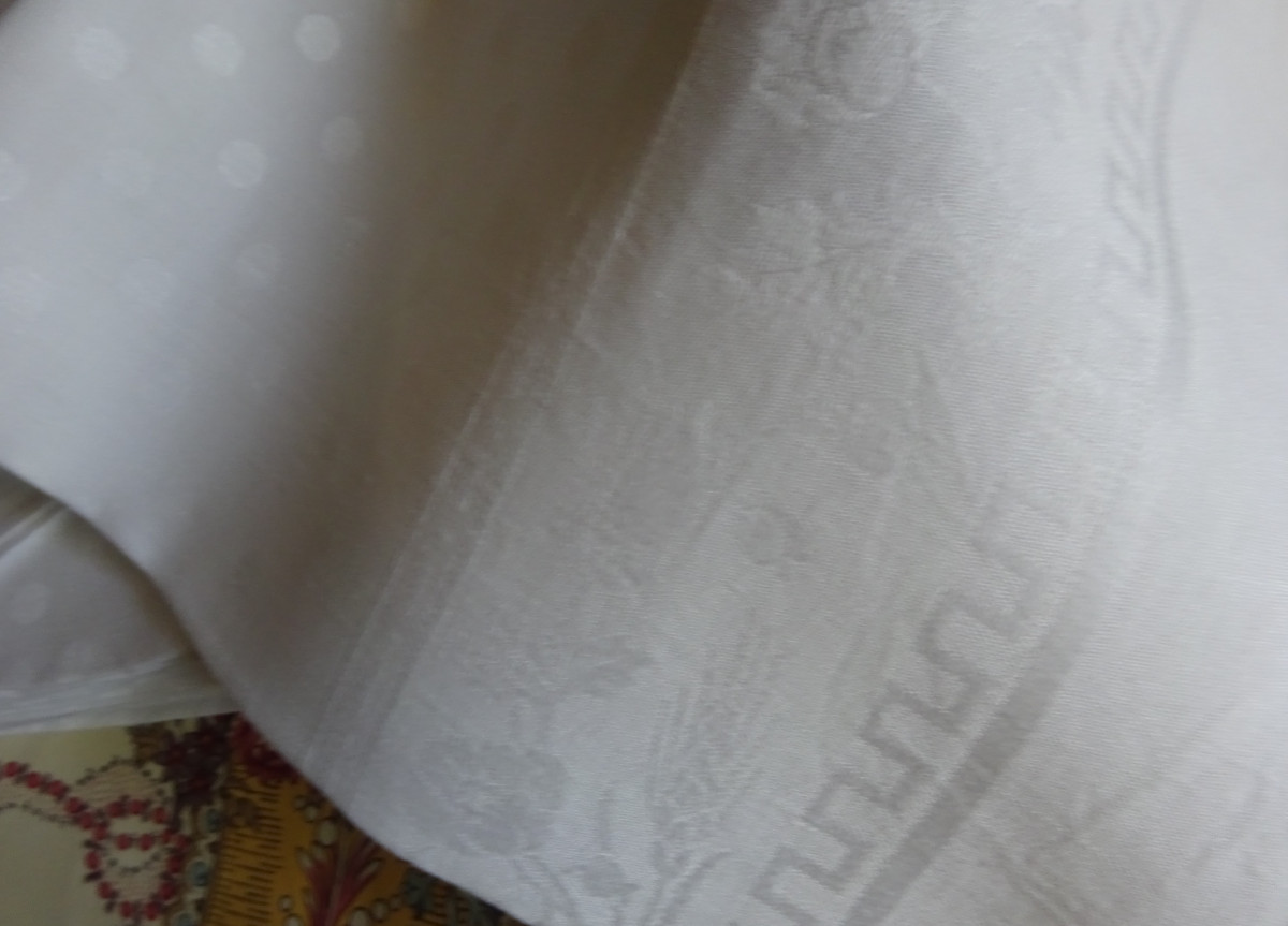 Set Of 10 Large Damask Napkins-photo-2